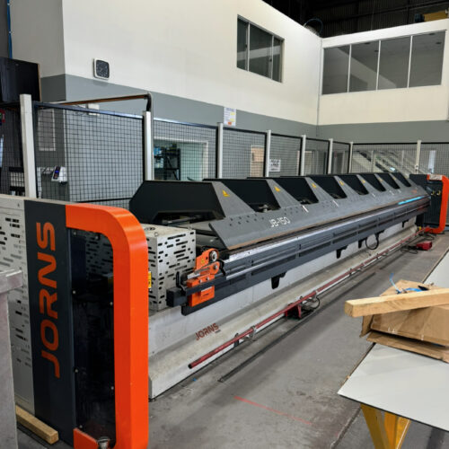 Industrial machine control panel display