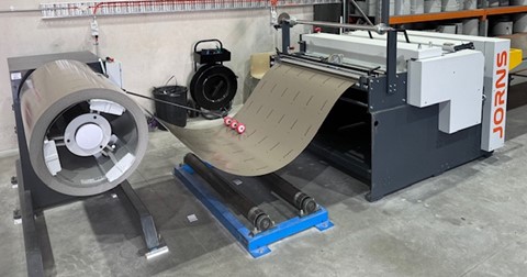 Used Jorns MSC-125-1250-SA-2000 Cut to Length Line and B.S.E Decoiler